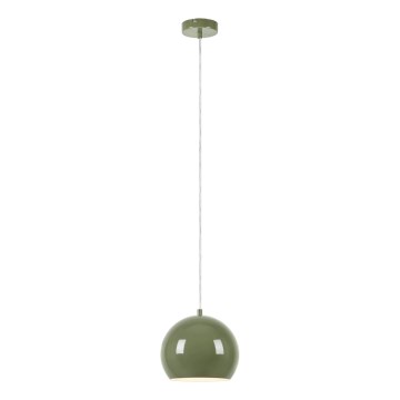 Markslöjd 108991 - Pendente em cabo POP 1xGU10/7W/230V Ø 20 cm verde