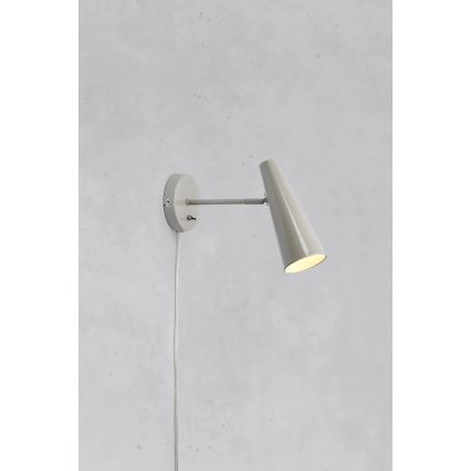 Markslöjd 108992 - Candeeiro de parede PEAK 1xE14/40W/230V cinzento