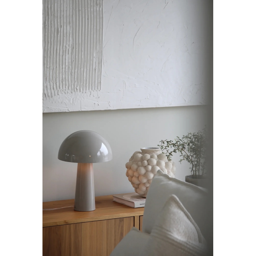 Markslöjd 108993 - Candeeiro de mesa MANTAR 1xE14/40W/230V cinzento
