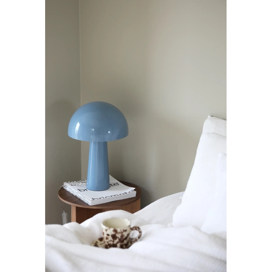 Markslöjd 108994 - candeeiro de mesa MANTAR 1xE14/40W/230V azul