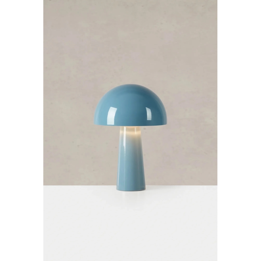 Markslöjd 108994 - candeeiro de mesa MANTAR 1xE14/40W/230V azul