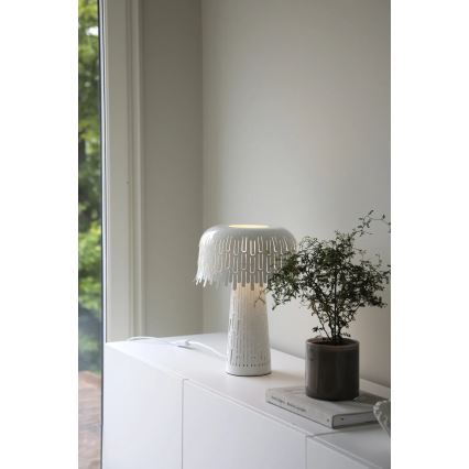 Markslöjd 109006 - Candeeiro de mesa VERBERA 1xE14/40W/230V branco