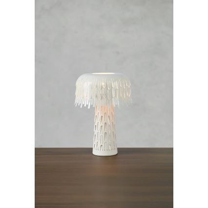 Markslöjd 109006 - Candeeiro de mesa VERBERA 1xE14/40W/230V branco