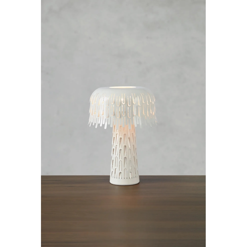 Markslöjd 109006 - Candeeiro de mesa VERBERA 1xE14/40W/230V branco