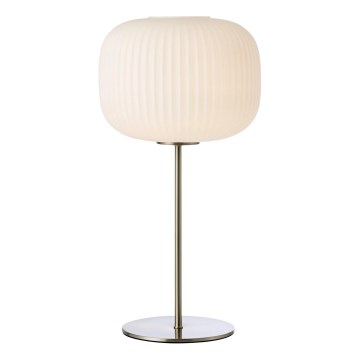 Markslöjd 109007 - Candeeiro de mesa SOBER 1xE27/40W/230V branco/cromado mate