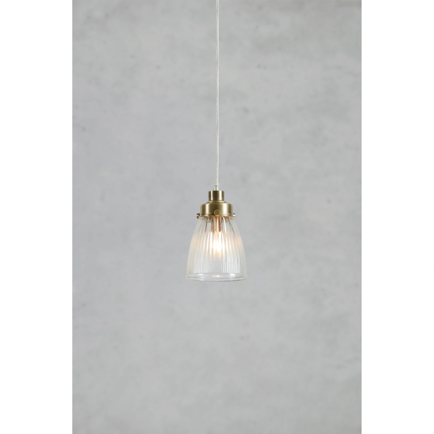 Markslöjd 109010 - Lustre suspenso com cabo BELLIS 1xE14/40W/230V latão