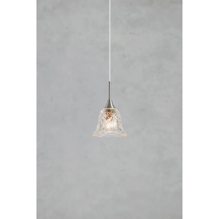 Markslöjd 109012 - Lustre suspenso por cabo LUNA 1xE14/40W/230V cromado mate