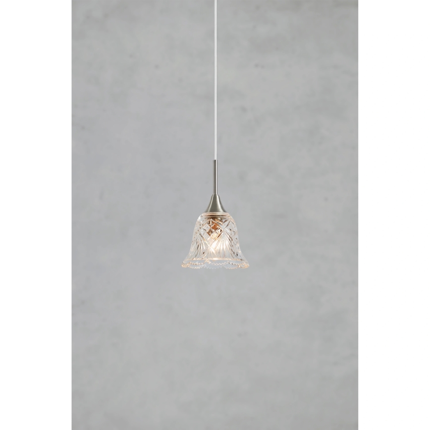 Markslöjd 109012 - Lustre suspenso por cabo LUNA 1xE14/40W/230V cromado mate