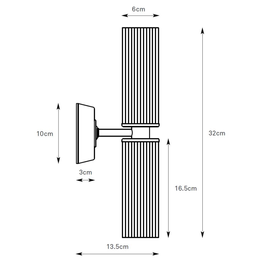 Markslöjd 109027 - Aplique de parede para casa de banho RIMINI 2xG9/20W/230V IP44 cromado brilhante