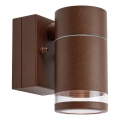 Markslöjd 109102 - Aplique de parede exterior LED regulável LUNO LED/4,9W/230V IP65 castanho