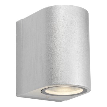 Markslöjd 109109 - Aplique de parede exterior LED dimerizável ALOR LED/4,9W/230V IP65 prateado