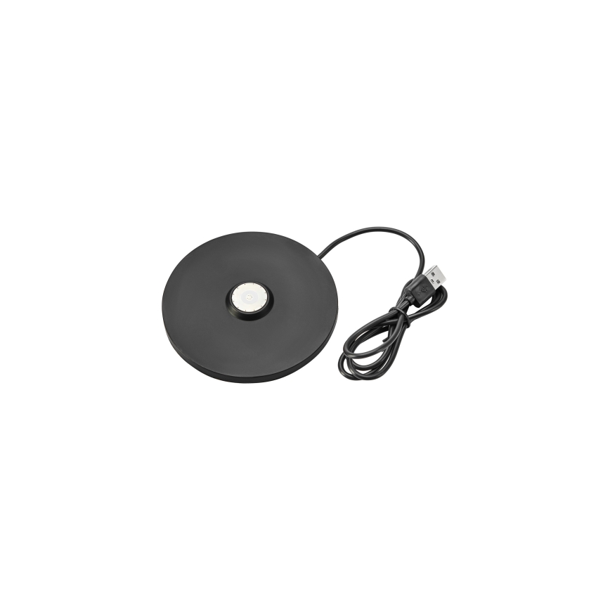 Markslöjd 109126 - Lâmpada de mesa LED tátil recarregável e dimerizável ANNO 1xE14/2W/2000 mAh branco/latão