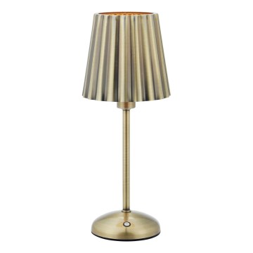 Markslöjd 109127 - Lâmpada de mesa tátil recarregável LED dimerizável CELIA 1xE14/2W/2000 mAh latão