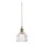 Markslöjd 109136 - Pendente em cabo GOTA 1xE14/40W/230V Ø 13 cm latão/transparente