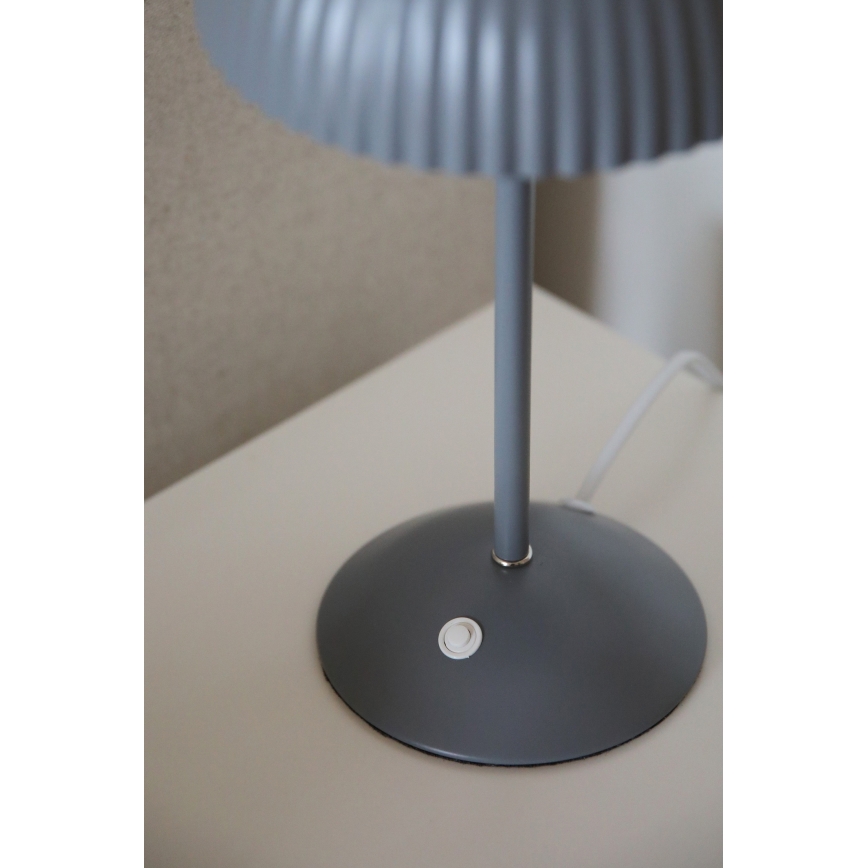 Markslöjd 109139 - Candeeiro de mesa ZIN 2xG9/20W/230V cinzento