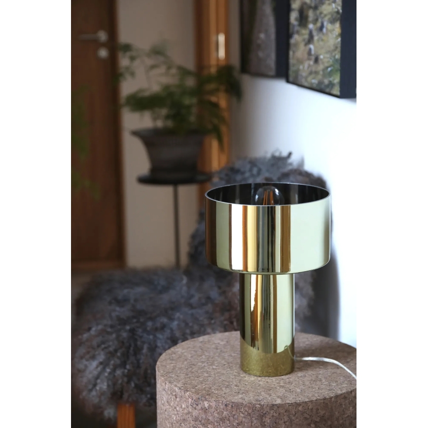 Markslöjd 109145 - Candeeiro de mesa CORIN 1xE27/60W/230V dourado