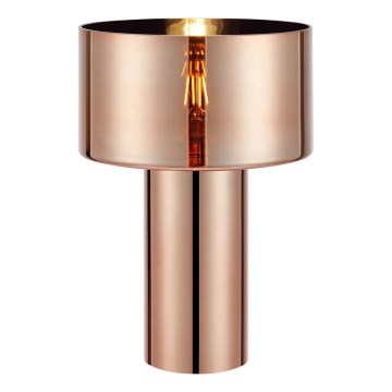 Markslöjd 109146 - Candeeiro de mesa CORIN 1xE27/60W/230V ouro rosé