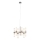 Markslöjd 109154 - Lustre suspenso em cabo ELARA 12xE14/40W/230V Ø 60 cm cromado fosco