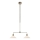 Markslöjd 109160 - Lustre de haste VELA 2xE27/60W/230V branco/latão