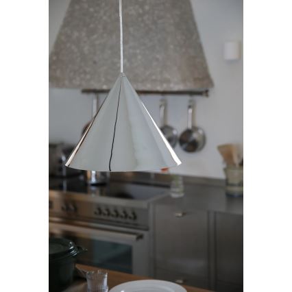 Markslöjd 109163 - Lustre em cabo TIP 1xE27/60W/230V Ø 37,5 cm cromo brilhante