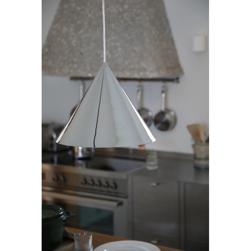 Markslöjd 109163 - Lustre em cabo TIP 1xE27/60W/230V Ø 37,5 cm cromo brilhante
