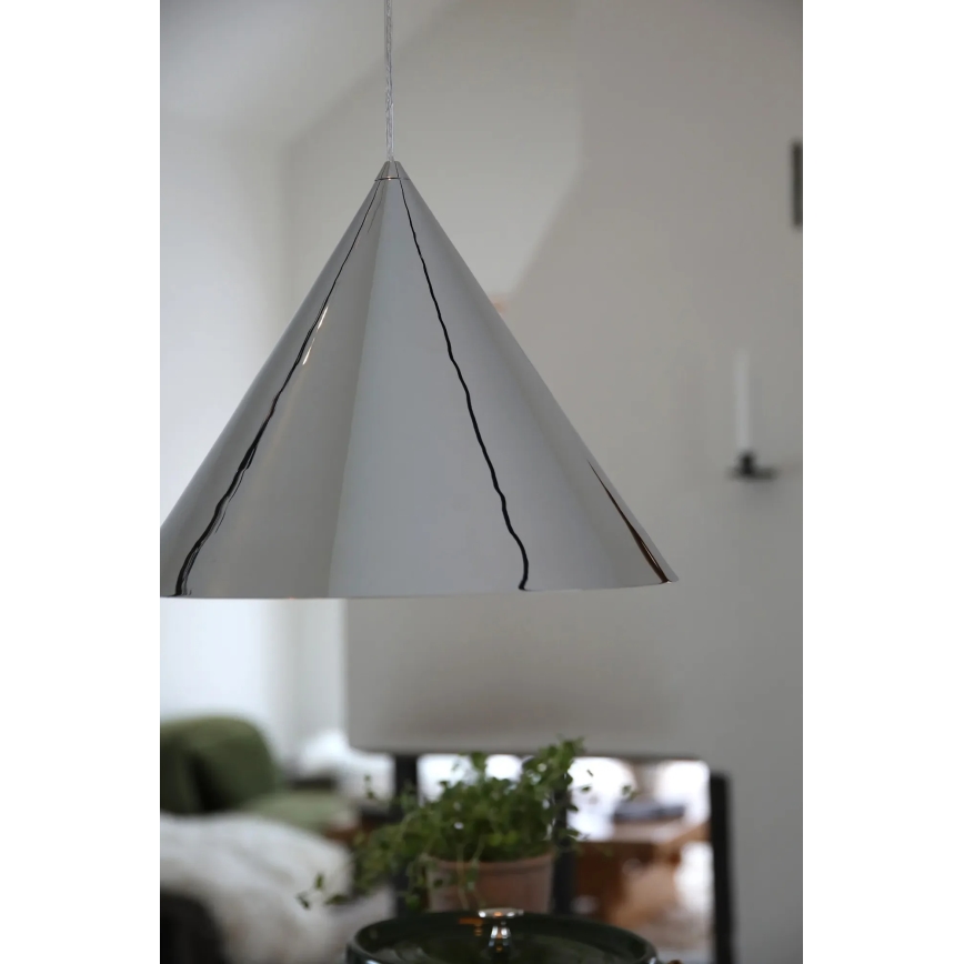 Markslöjd 109163 - Lustre em cabo TIP 1xE27/60W/230V Ø 37,5 cm cromo brilhante
