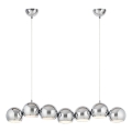 Markslöjd 109168 - Lustre suspenso em cabo CUPOLO 7xE14/40W/230V cromado brilhante