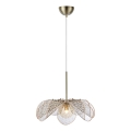 Markslöjd 109169 - Lustre suspenso por cabo STYRKA 1xE27/40W/230V Ø 63 cm bege