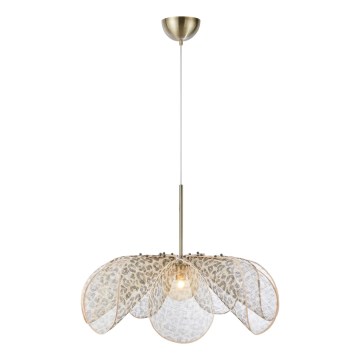 Markslöjd 109170 - Pendente em cabo STYRKA 1xE27/40W/230V Ø 75 cm bege