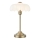Markslöjd 109179 - Candeeiro de mesa KURAGE 1xE27/60W/230V latão/branco
