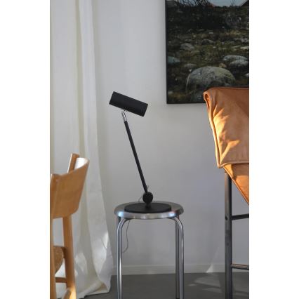 Markslöjd 109183 - Lâmpada de mesa LED dimerizável ARLO LED/4,9W/230V preta