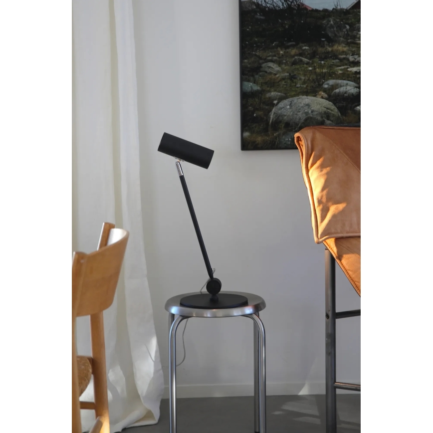 Markslöjd 109183 - Lâmpada de mesa LED dimerizável ARLO LED/4,9W/230V preta
