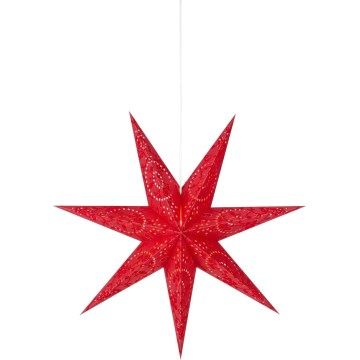 Markslöjd 700120 - Decoração de Natal ARATORP, 1x E14/25W/230V, Ø 75 cm, vermelha