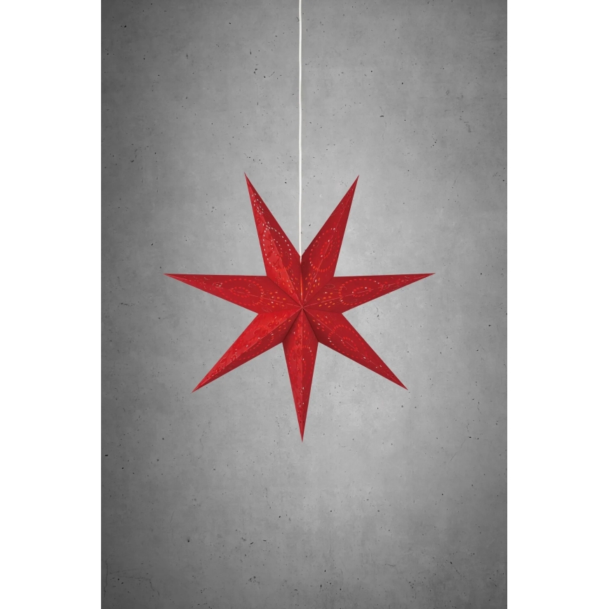 Markslöjd 700120 - Decoração de Natal ARATORP, 1x E14/25W/230V, Ø 75 cm, vermelha