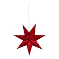 Markslöjd 700122 - Decoração de Natal SATURNUS 1xE14/25W/230V diâmetro 45 cm vermelho