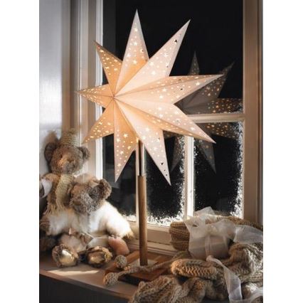 Markslöjd 700323 - Decoração de Natal SOLVALLA 1xE14/25W/230V branco 65 cm