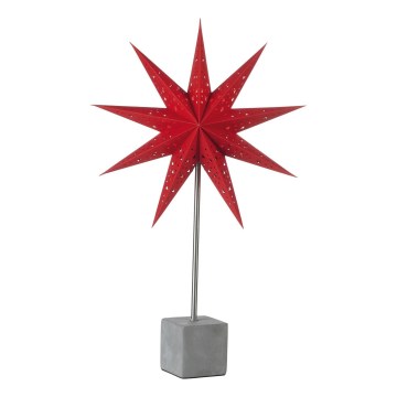Markslöjd 702223 - Decoração de Natal HARD 1xE14/25W/230V vermelha