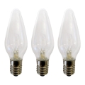 Markslöjd 702324 - CONJUNTO 3x Lâmpadas industriais de Natal RESERVLAMPA E10/3W/34V