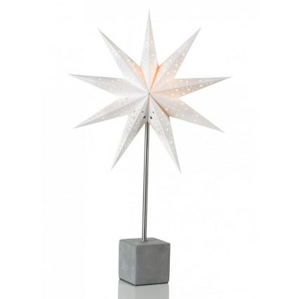 Markslöjd 702469 - Decoração de Natal HARD 1xE14/25W/230V branco