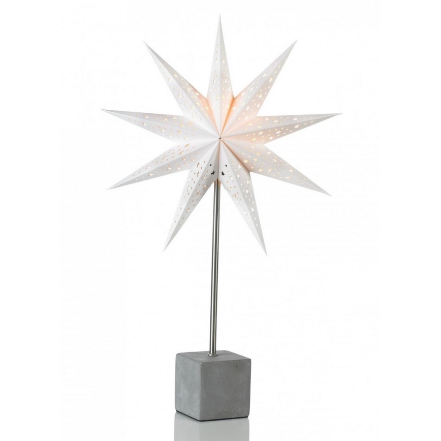 Markslöjd 702469 - Decoração de Natal HARD 1xE14/25W/230V branco