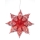 Markslöjd 702561 - Decoração de Natal HALL 1xE14/25W/230V vermelho 70 cm