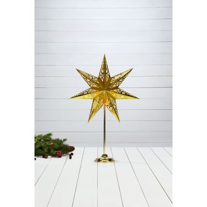 Markslöjd 702849 - Decoração de Natal VALLBY 1xE14/25W/230V dourada