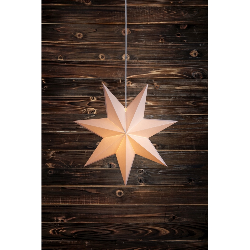Markslöjd 703120 - Decoração de Natal DUVA 1xE14/25W/230V diâmetro 45 cm branco