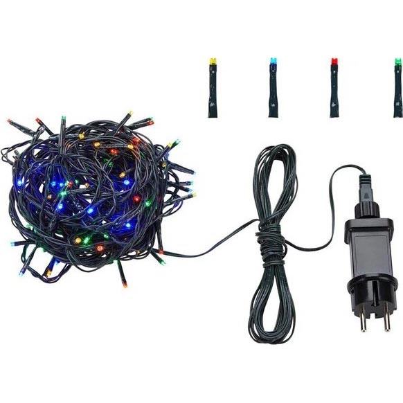 Markslöjd 703357 - Corrente exterior de Natal LED SKEN 120xLED 17m IP44 multicolor