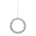 Markslöjd 703442 - Decoração de Natal LED JULLE 30xLED/0,03W/3xAA prateada