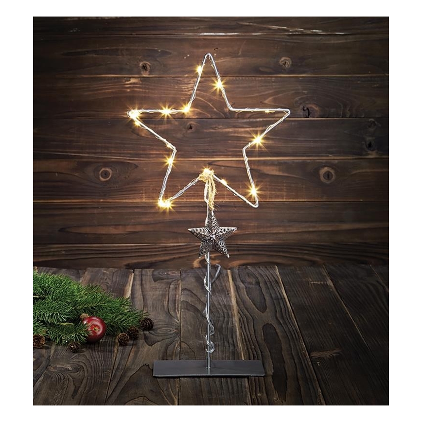 Markslöjd 703805 - Decoração de Natal LED VIKHEM 15xLED/0,45W/4,5V