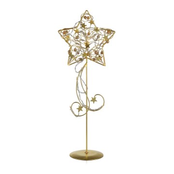 Markslöjd 703900 - Decoração de Natal LED HAGABERG 20xLED/0,5W/230/24V dourado