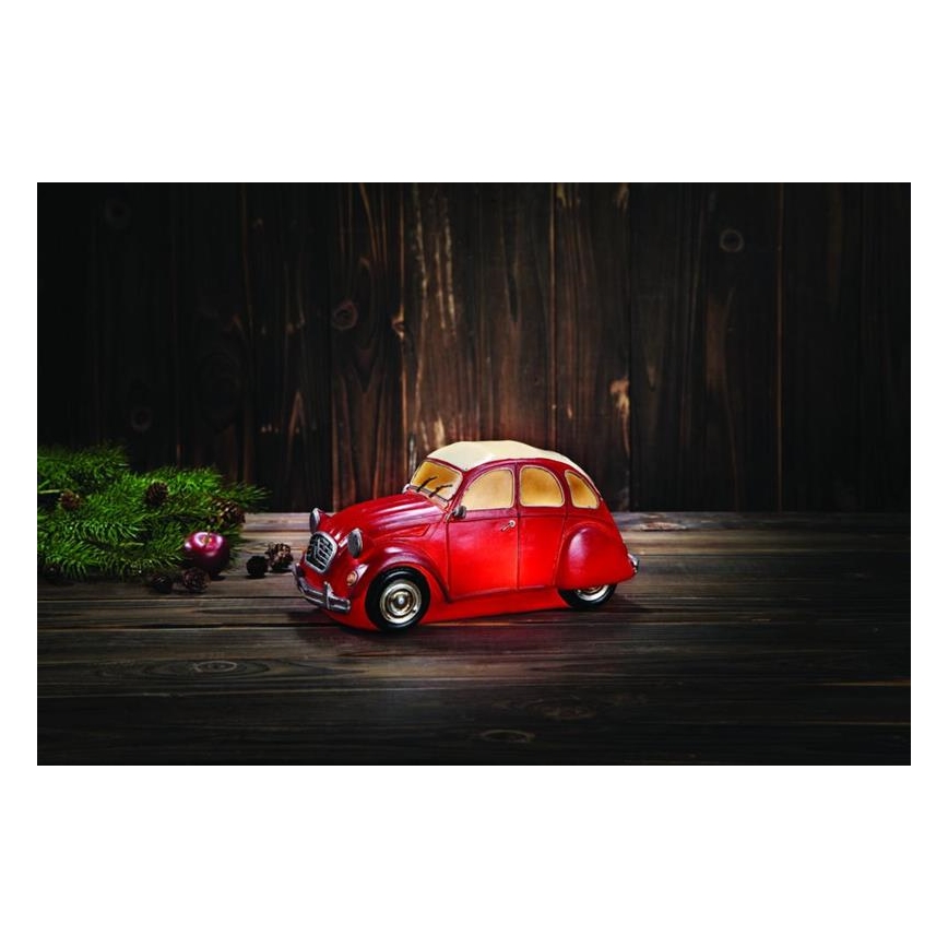 Markslöjd 703952 - Decoração LED Iluminada NOSTALGI 6xLED/0,36W/3xAA C3 vermelho