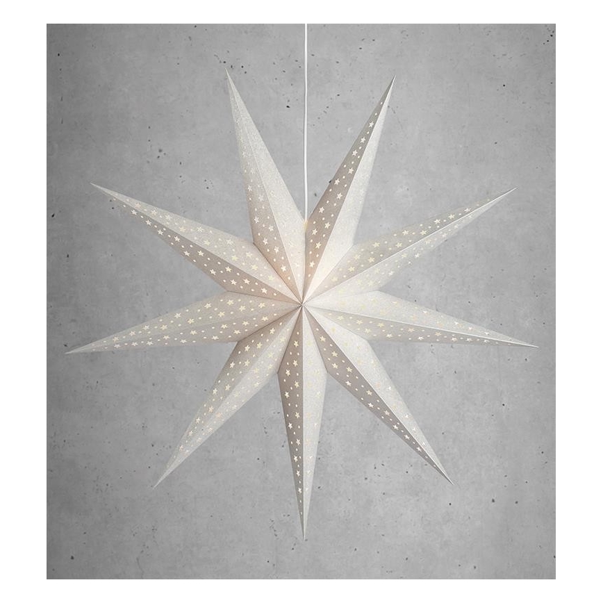 Markslöjd 704418 - Decoração de Natal SOLVALLA 1xE14/25W/230V prata 100 cm