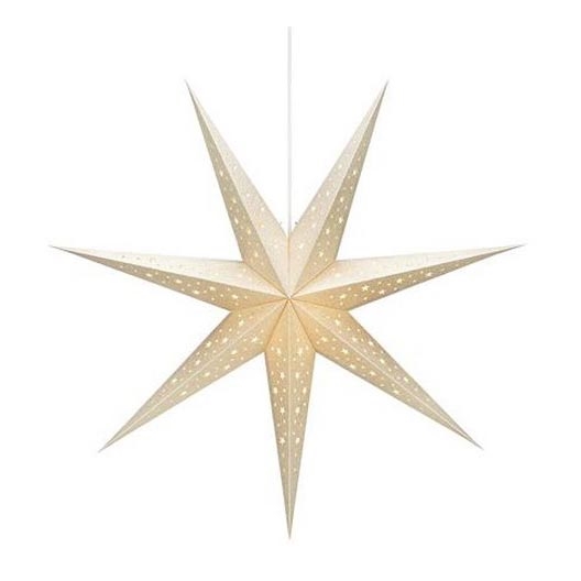 Markslöjd 704420 - Decoração de Natal SOLVALLA 1xE14/25W/230V dourado 75 cm